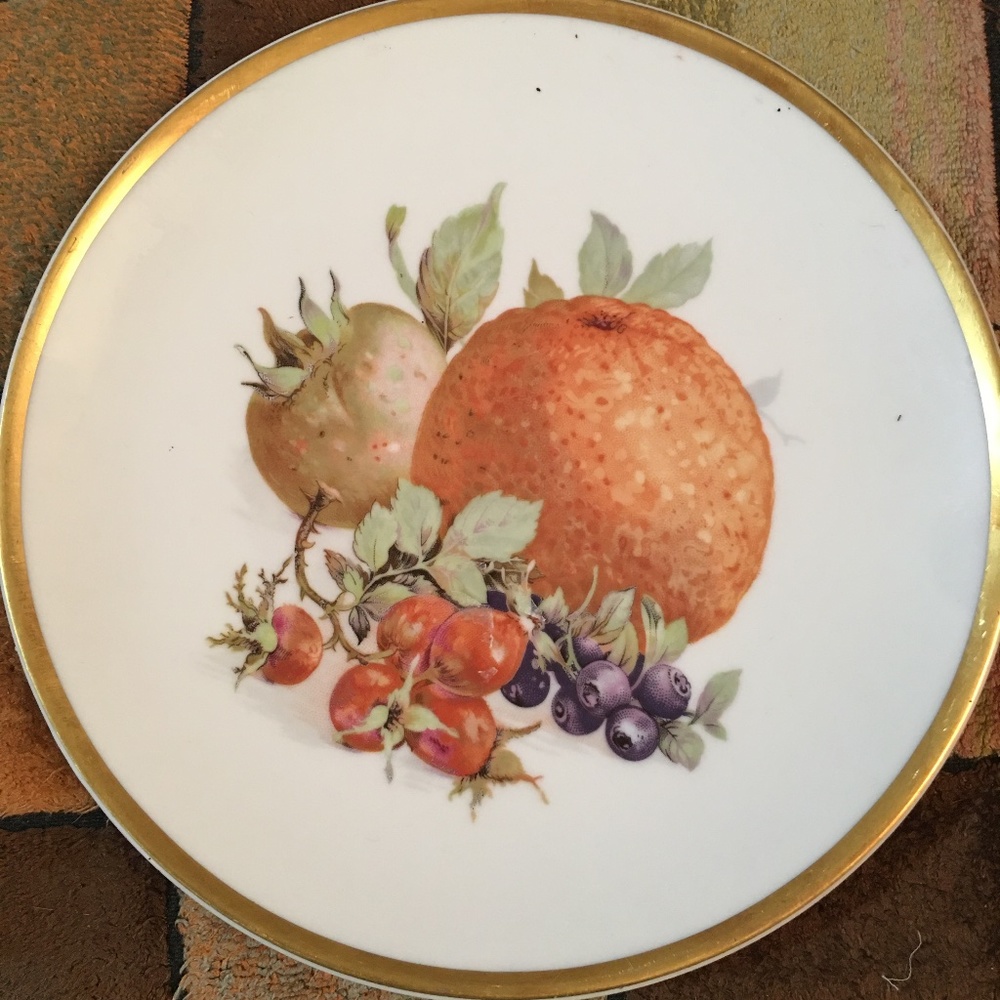 Bavaria decorative plate fruits